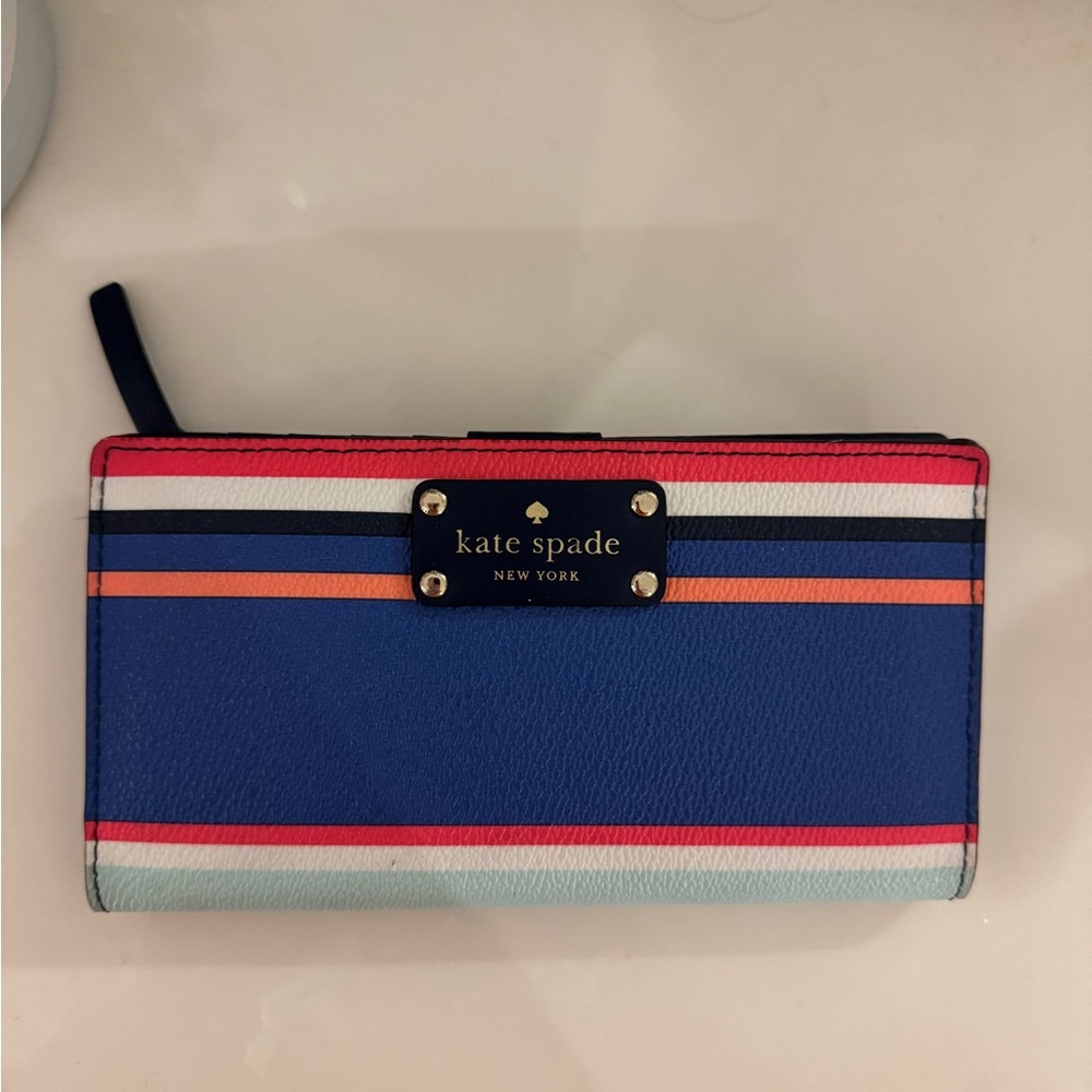 Kate Spade Multicolor Striped Wallet